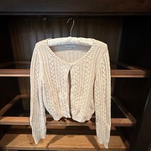 American Eagle Cable Knit Cardigan